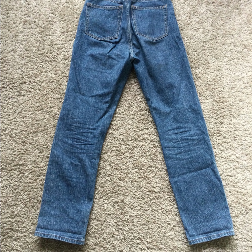 High Waisted Straight Leg Jeans - Picture 12 of 13